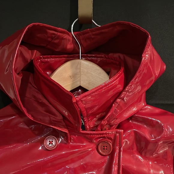 3/$20 The Children's Place Girls Red Raincoat Size S (5/6) - Picture 4 of 11